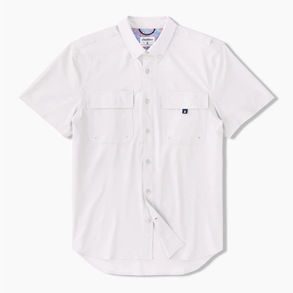 Brand New Chubbies Light Gray Shirt with SPF